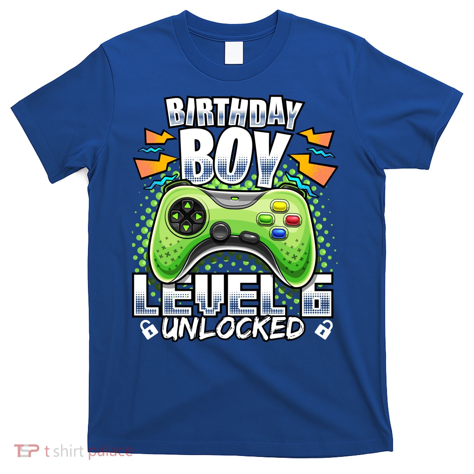 Level 6 Unlocked Video Game 6th Birthday Gamer Gift Boys Gift T-Shirt
