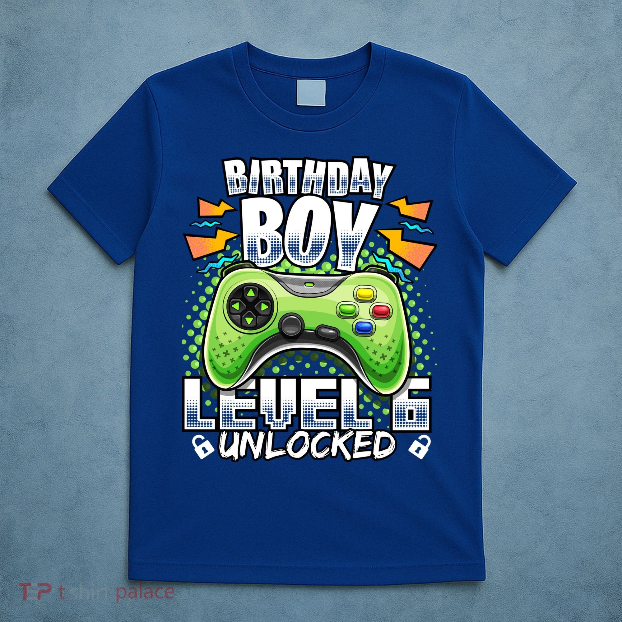 Level 6 Unlocked Video Game 6th Birthday Gamer Gift Boys Gift T-Shirt