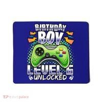Level 6 Unlocked Video Game 6th Birthday Gamer Gift Boys Gift Mousepad thumb 0