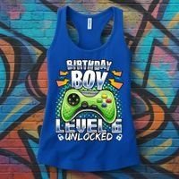 Level 6 Unlocked Video Game 6th Birthday Gamer Gift Boys Gift Women's Tank Top thumb 3