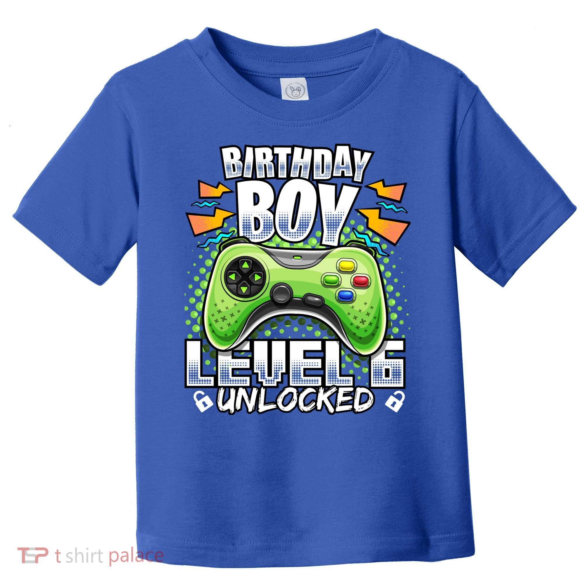 Level 6 Unlocked Video Game 6th Birthday Gamer Gift Boys Gift Toddler T-Shirt