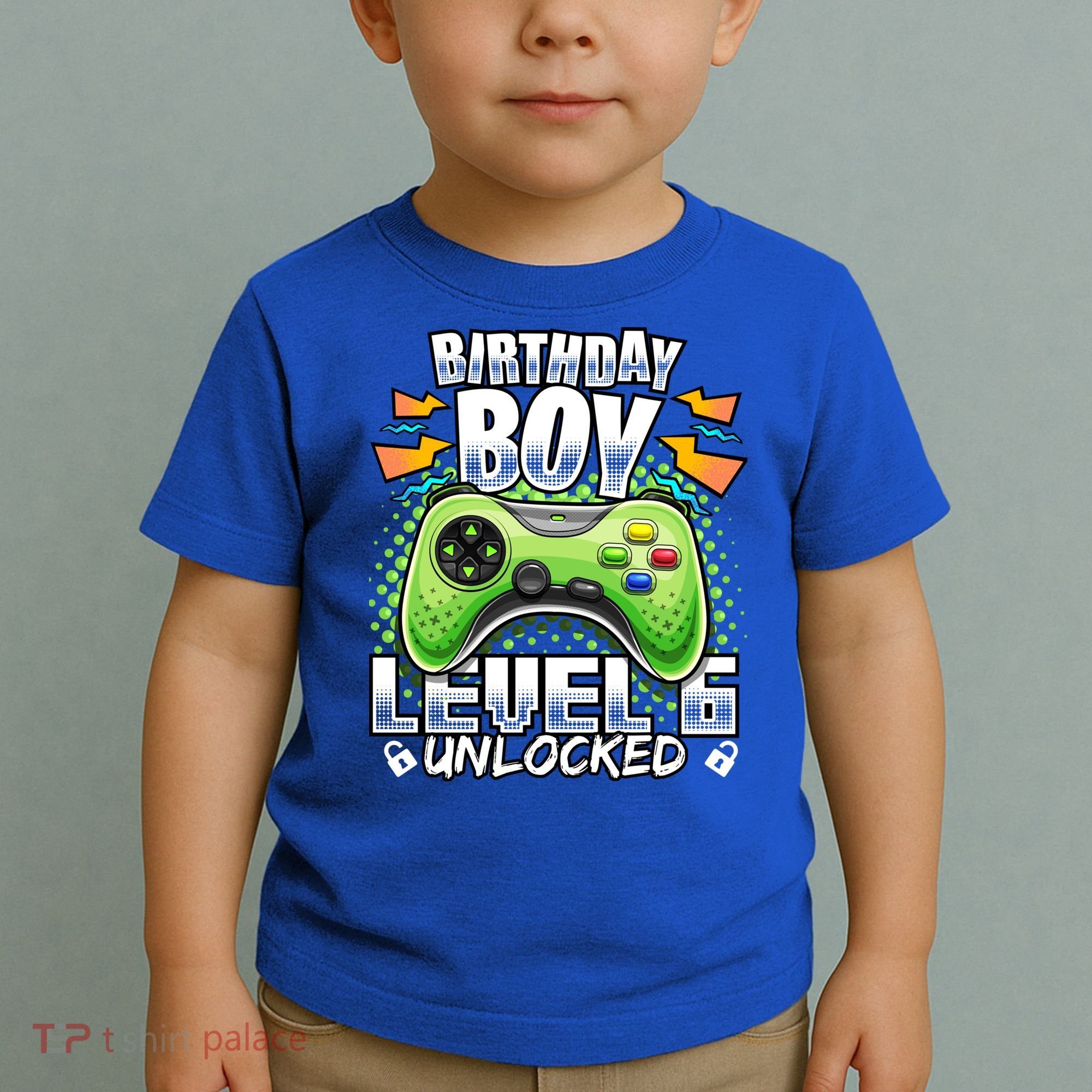 Level 6 Unlocked Video Game 6th Birthday Gamer Gift Boys Gift Toddler T-Shirt