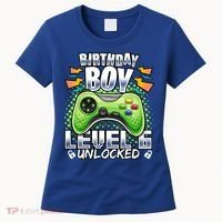 Level 6 Unlocked Video Game 6th Birthday Gamer Gift Boys Gift Women's T-Shirt thumb 0
