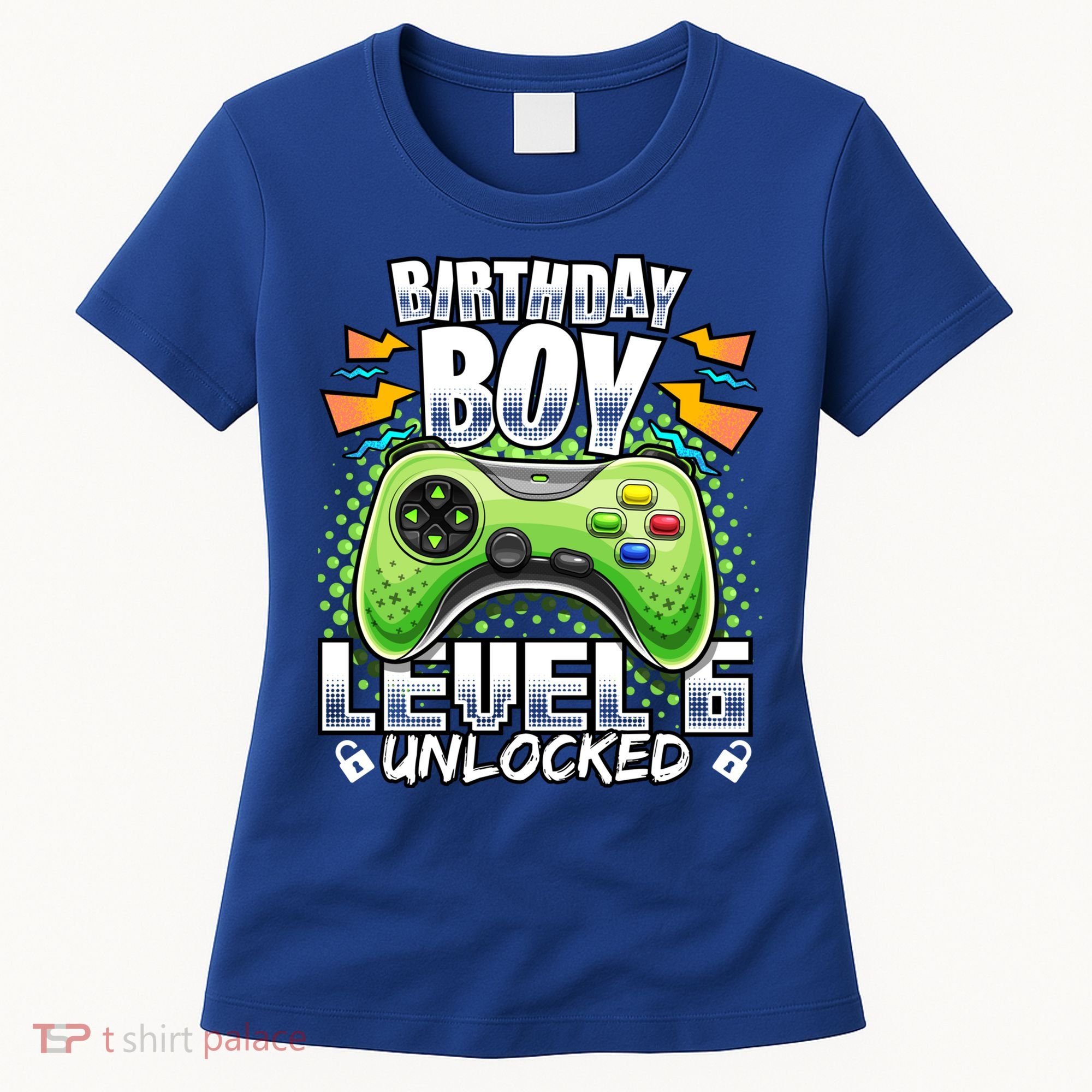 Level 6 Unlocked Video Game 6th Birthday Gamer Gift Boys Gift Women's T-Shirt