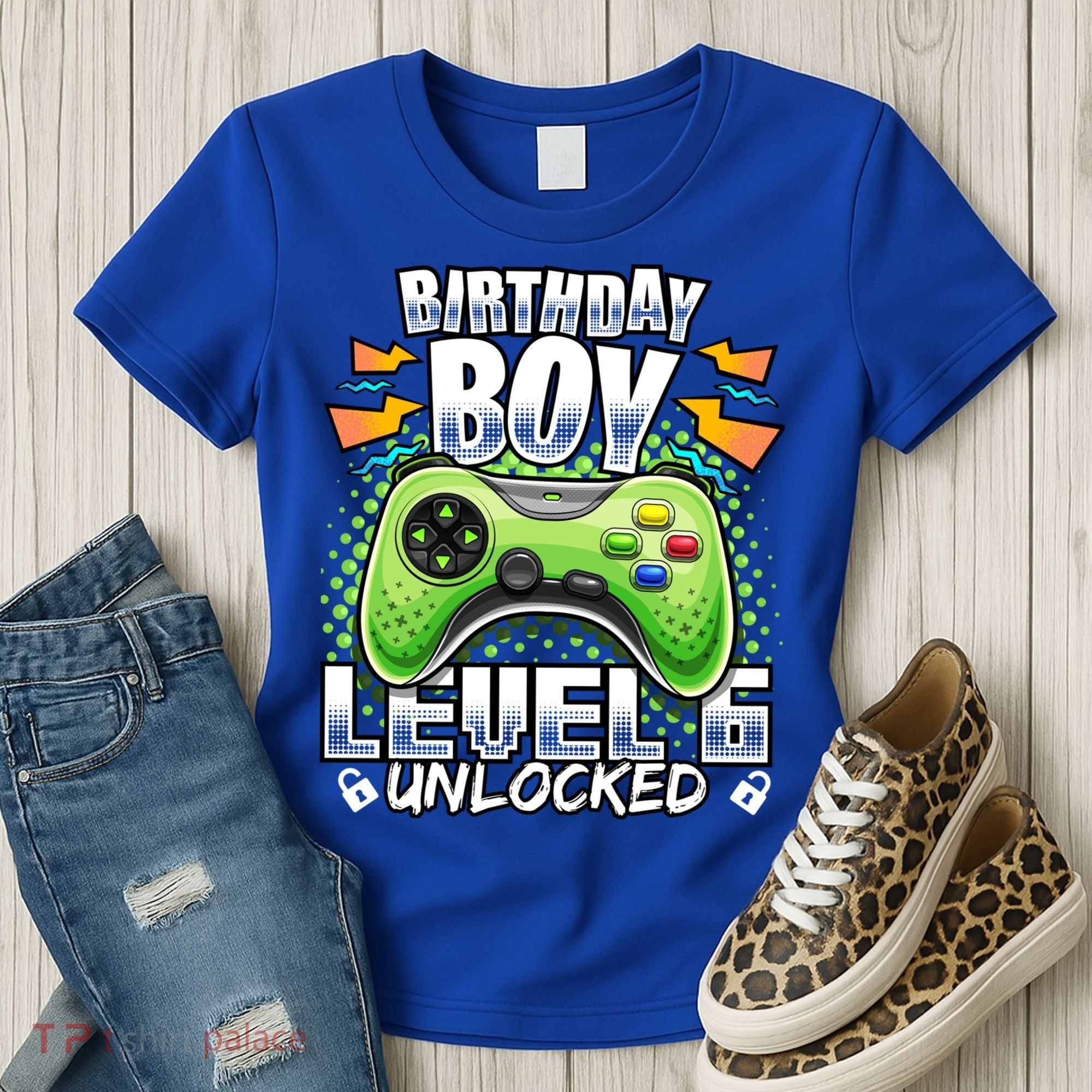 Level 6 Unlocked Video Game 6th Birthday Gamer Gift Boys Gift Women's T-Shirt