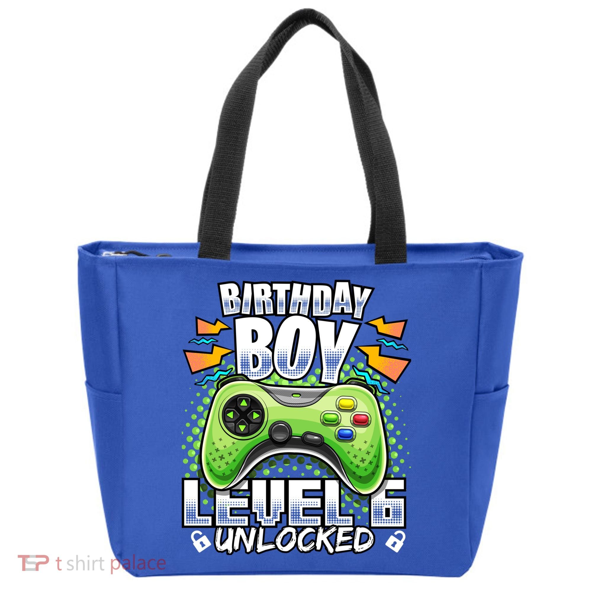 Level 6 Unlocked Video Game 6th Birthday Gamer Gift Boys Gift Tote Bag