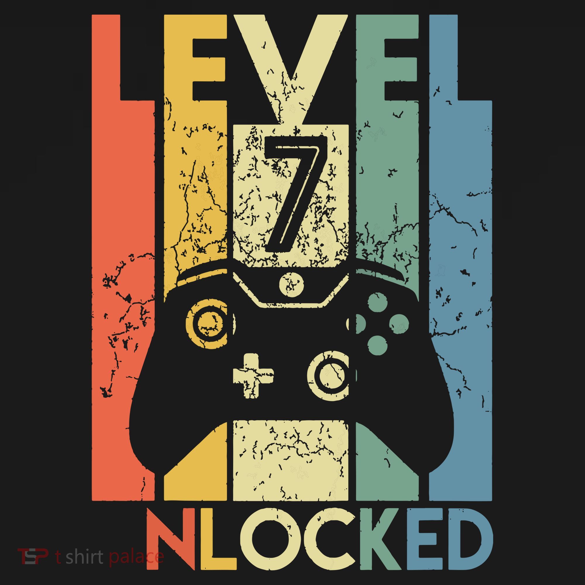 Level 7 Unlocked Funny Video Gamer 7th Birthday Gift Women's Tank Top