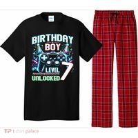Level 7 Unlocked Birthday Gamer Video Game Party Gift Pajama Set thumb 0