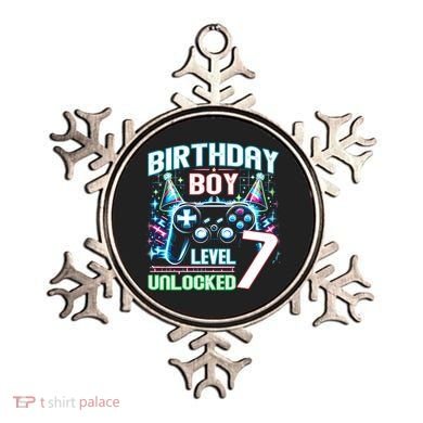 Level 7 Unlocked Birthday Gamer Video Game Party Gift Ornament