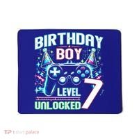Level 7 Unlocked Birthday Gamer Video Game Party Gift Mousepad thumb 0