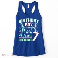 Level 7 Unlocked Birthday Gamer Video Game Party Gift Women's Tank Top thumb 0