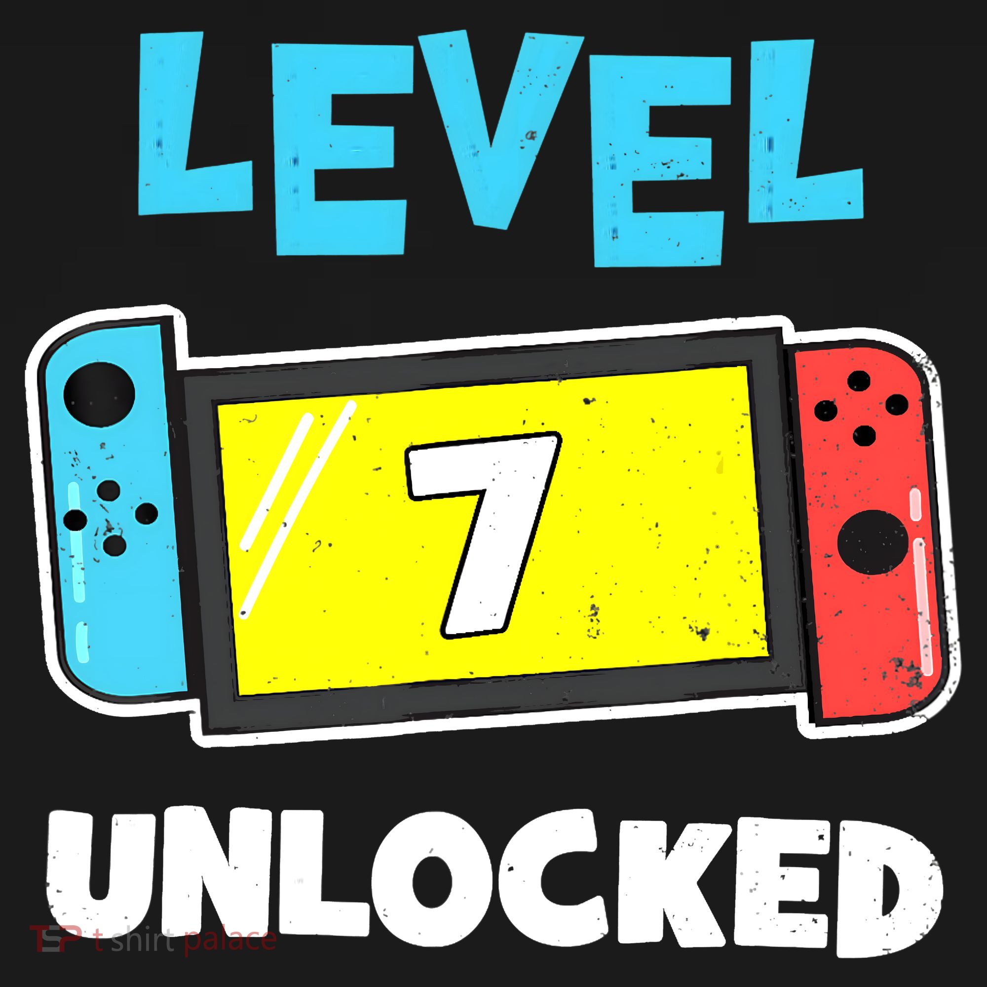 Level 7 unlocked Gamer 7th Birthday Gift Video Game lovers Women's Hoodie