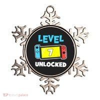Level 7 unlocked Gamer 7th Birthday Gift Video Game lovers Ornament thumb 0