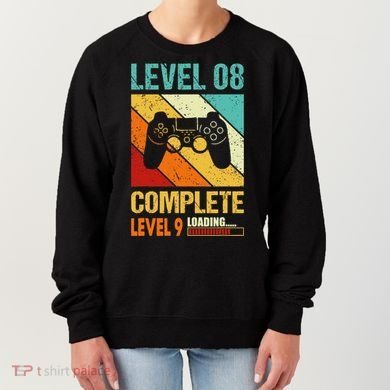 Level 8 Complete Level 9 Loading 8th Wedding Anniversary Women's Sweatshirt