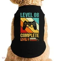 Level 8 Complete Level 9 Loading 8th Wedding Anniversary Doggie Tank thumb 0