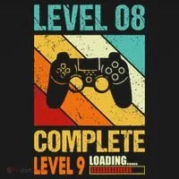 Level 8 Complete Level 9 Loading 8th Wedding Anniversary Doggie Tank thumb 4