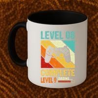 Level 8 Complete Level 9 Loading 8th Wedding Anniversary Coffee Mug thumb 2