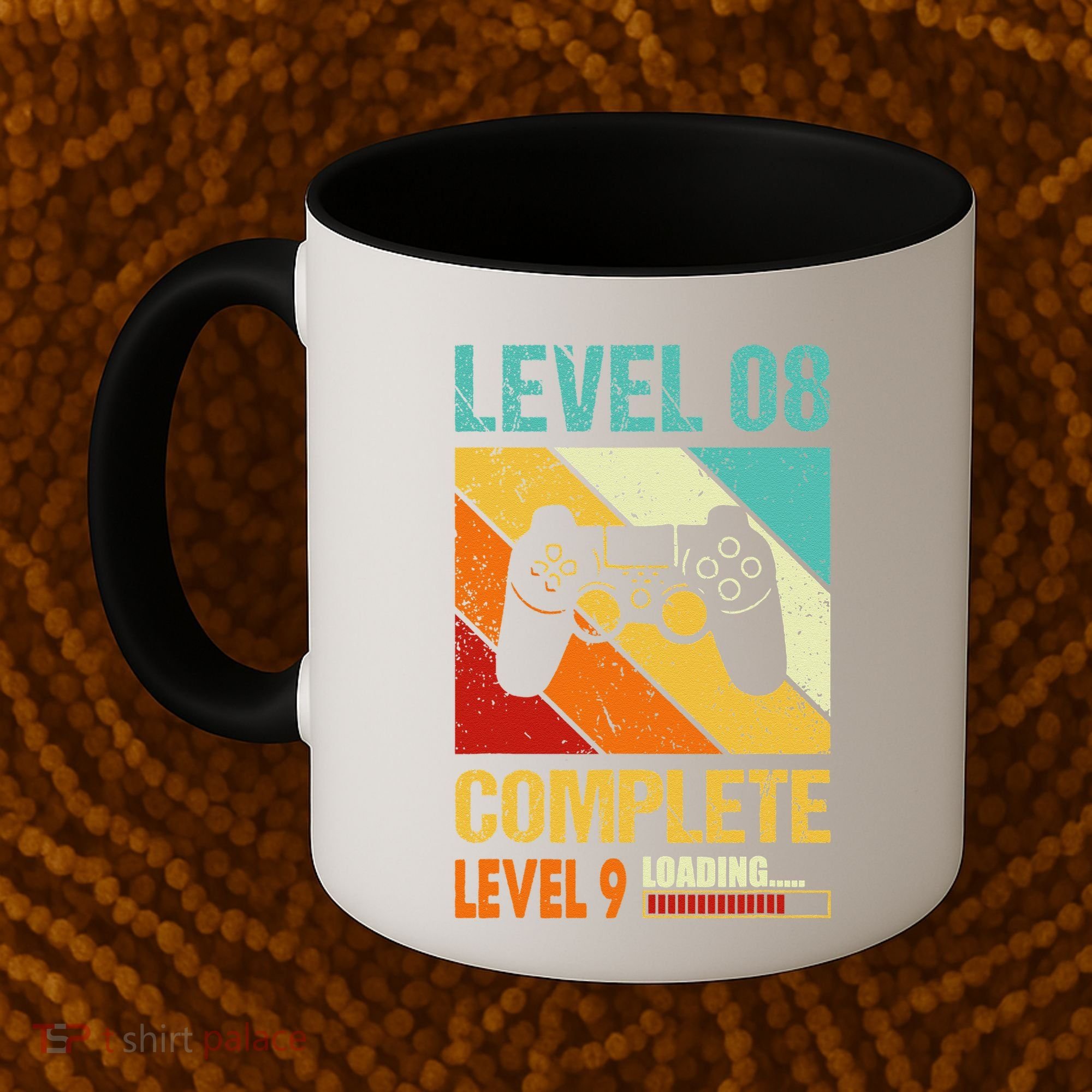 Level 8 Complete Level 9 Loading 8th Wedding Anniversary Coffee Mug