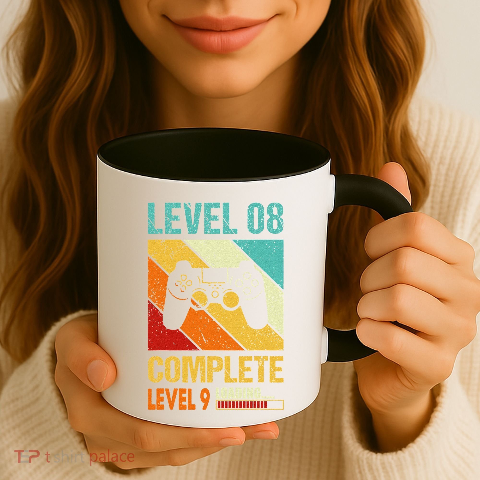 Level 8 Complete Level 9 Loading 8th Wedding Anniversary Coffee Mug