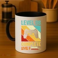 Level 8 Complete Level 9 Loading 8th Wedding Anniversary Coffee Mug thumb 4