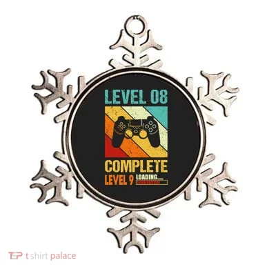 Level 8 Complete Level 9 Loading 8th Wedding Anniversary Ornament