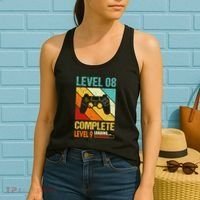 Level 8 Complete Level 9 Loading 8th Wedding Anniversary Women's Tank Top thumb 2