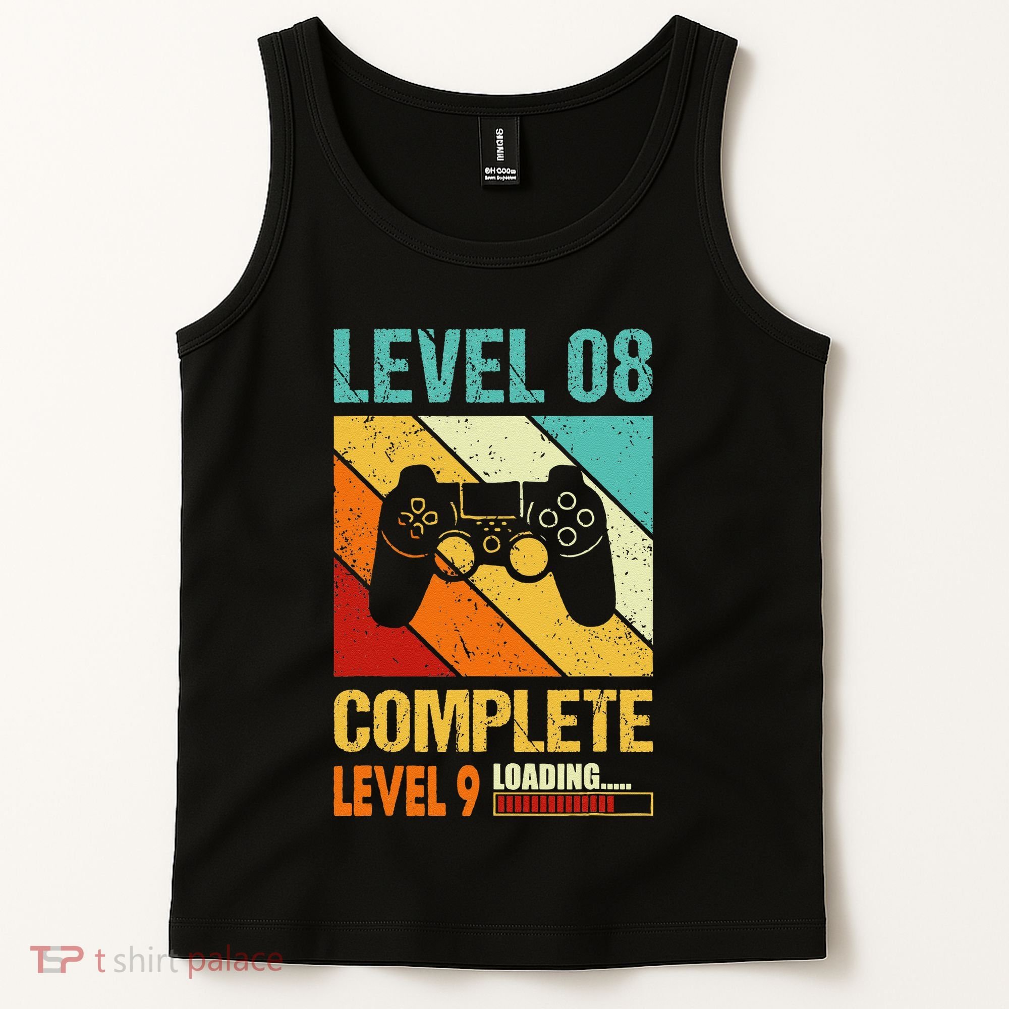 Level 8 Complete Level 9 Loading 8th Wedding Anniversary Tank Top