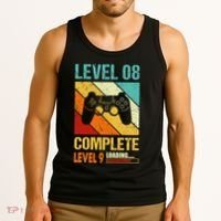Level 8 Complete Level 9 Loading 8th Wedding Anniversary Tank Top thumb 3