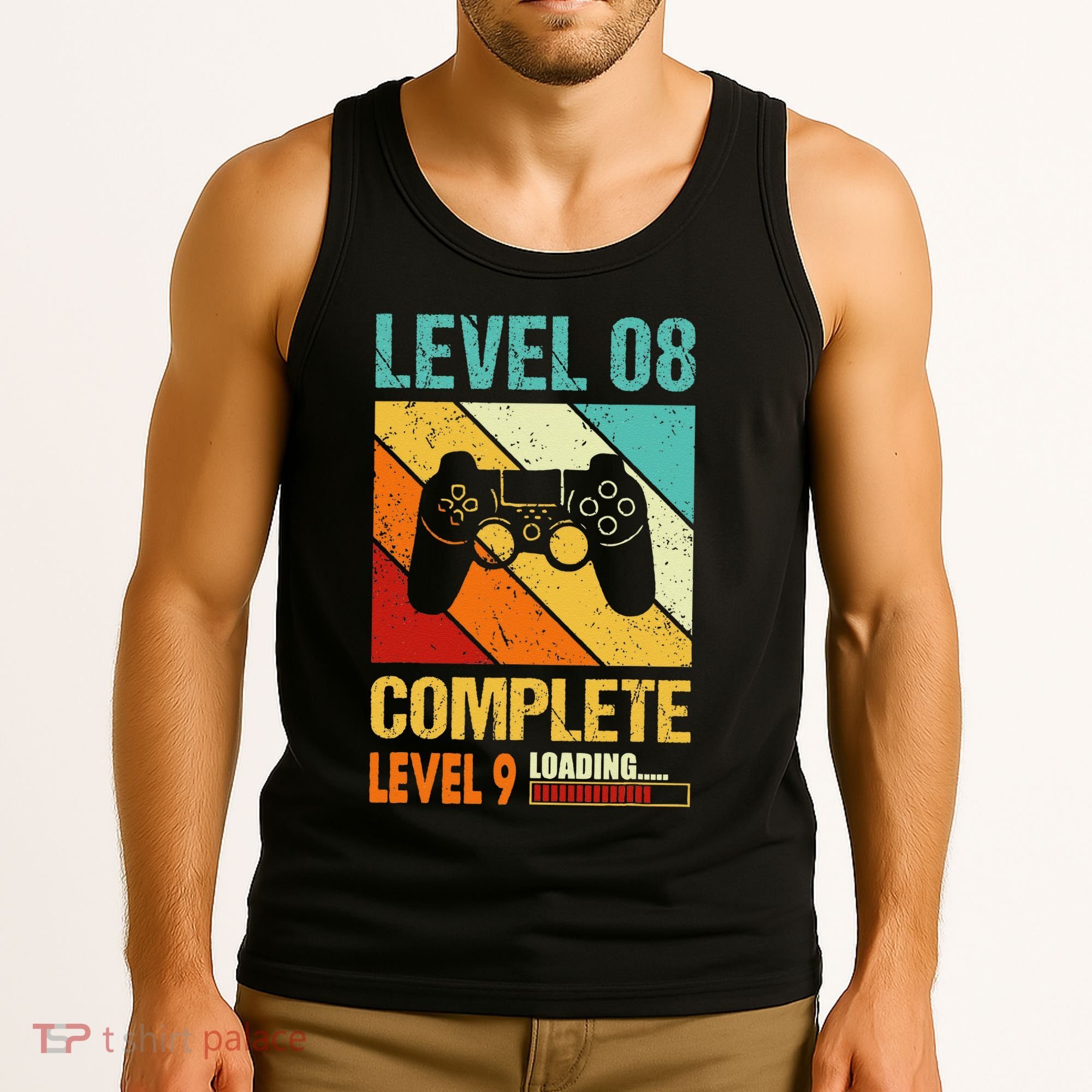 Level 8 Complete Level 9 Loading 8th Wedding Anniversary Tank Top