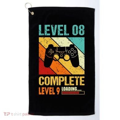 Level 8 Complete Level 9 Loading 8th Wedding Anniversary Golf Towel