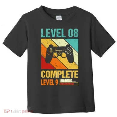 Level 8 Complete Level 9 Loading 8th Wedding Anniversary Toddler T-Shirt