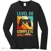 Level 8 Complete Level 9 Loading 8th Wedding Anniversary Women's Long Sleeve Shirt thumb 0