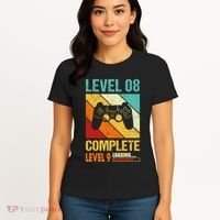 Level 8 Complete Level 9 Loading 8th Wedding Anniversary Women's T-Shirt thumb 4