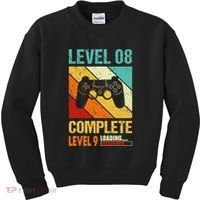 Level 8 Complete Level 9 Loading 8th Wedding Anniversary Kids Sweatshirt thumb 0