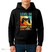 Level 8 Complete Level 9 Loading 8th Wedding Anniversary Kids Hoodie thumb 4