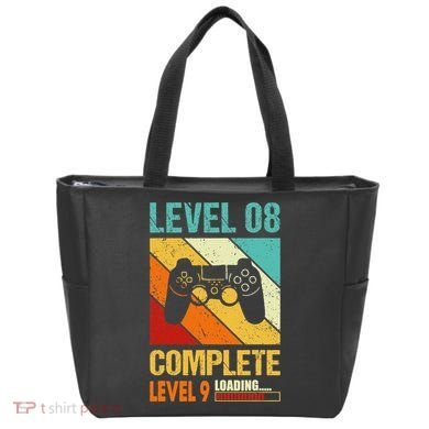 Level 8 Complete Level 9 Loading 8th Wedding Anniversary Tote Bag