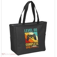 Level 8 Complete Level 9 Loading 8th Wedding Anniversary Tote Bag thumb 2
