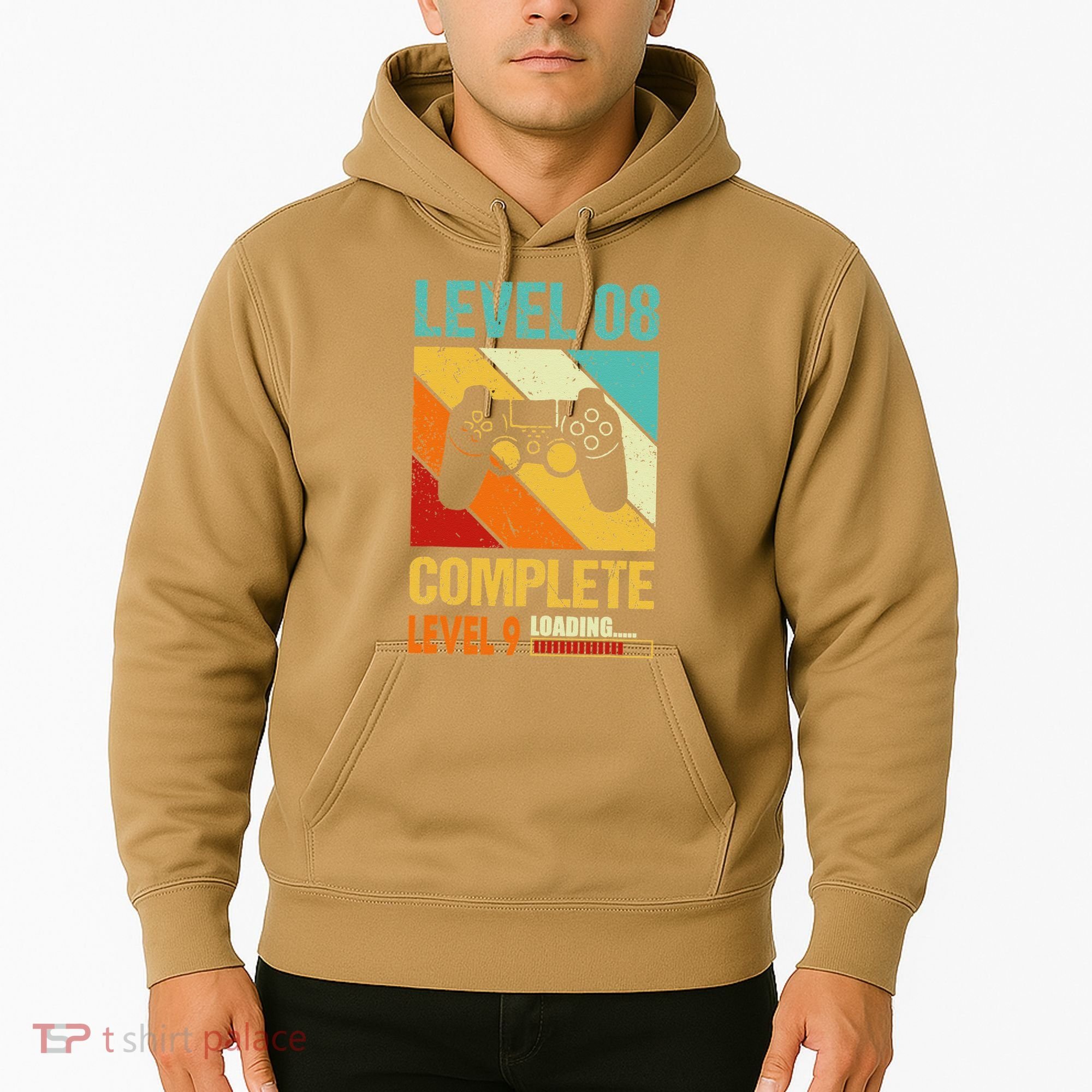 Level 8 Complete Level 9 Loading 8th Wedding Anniversary Hoodie