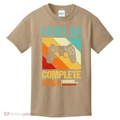 Level 8 Complete Level 9 Loading 8th Wedding Anniversary Kids T-Shirt