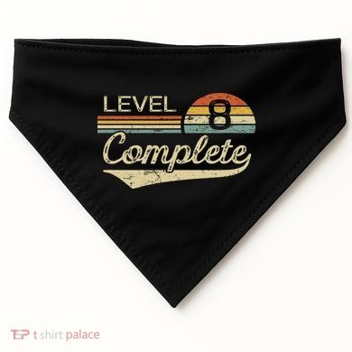 Level 8 Complete Vintage 8th Wedding Anniversary USA-Made Doggie Bandana