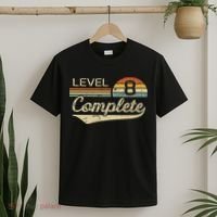 Level 8 Complete Vintage 8th Wedding Anniversary T-Shirt thumb 2