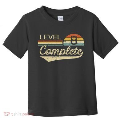 Level 8 Complete Vintage 8th Wedding Anniversary Toddler T-Shirt