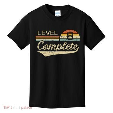 Level 8 Complete Vintage 8th Wedding Anniversary Kids T-Shirt