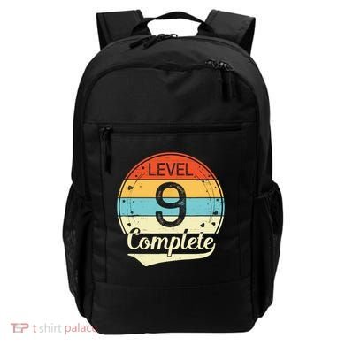 Level 9 Complete Retro 9th Wedding Anniversary Backpack