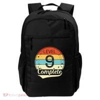 Level 9 Complete Retro 9th Wedding Anniversary Backpack thumb 0