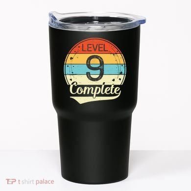 Level 9 Complete Retro 9th Wedding Anniversary Tumbler