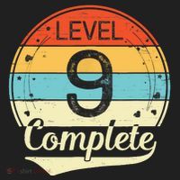 Level 9 Complete Retro 9th Wedding Anniversary Tumbler thumb 3