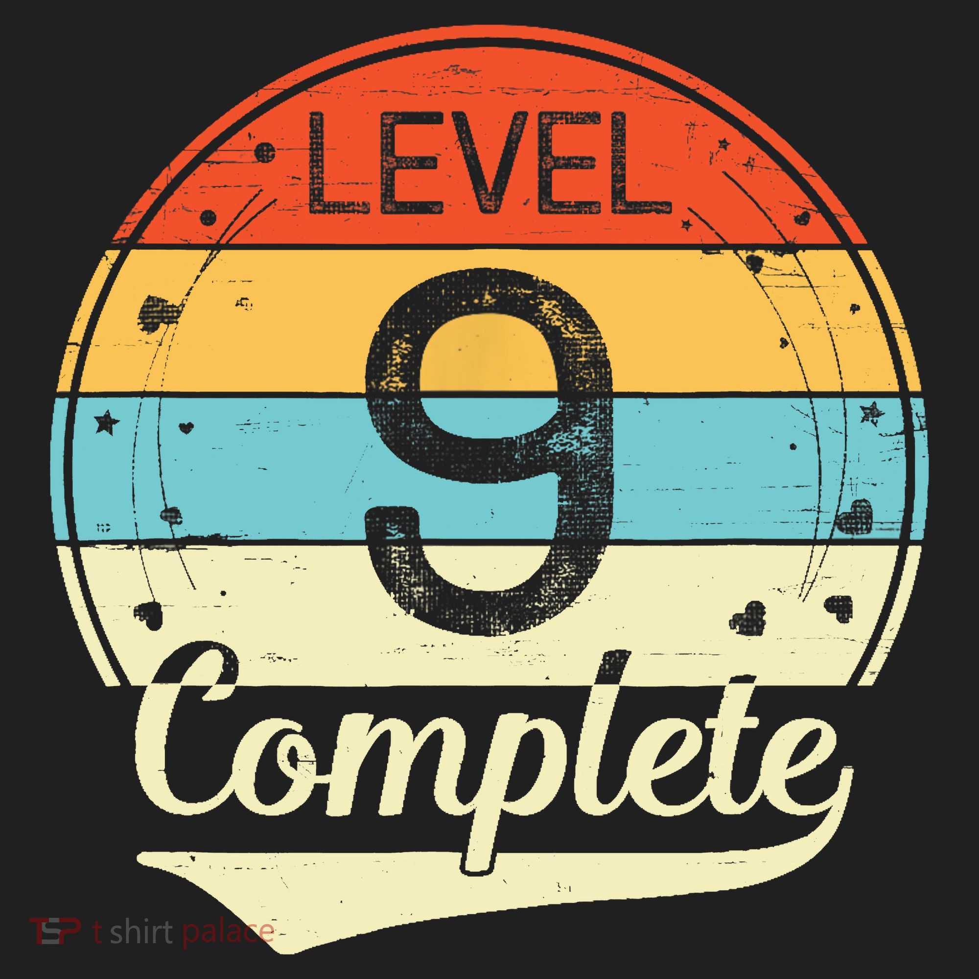 Level 9 Complete Retro 9th Wedding Anniversary Tumbler