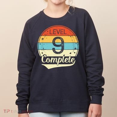 Level 9 Complete Retro 9th Wedding Anniversary Women's Sweatshirt