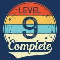 Level 9 Complete Retro 9th Wedding Anniversary Doggie Tank thumb 4